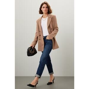 RAG & BONE Dark Wash Denim Dre Low Rise Subtle Cuff Boyfriend Jeans Size 26